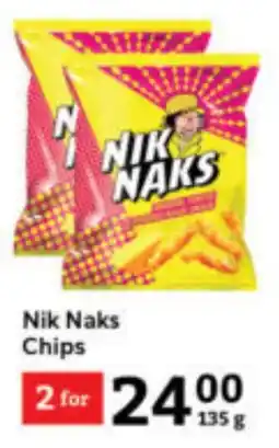 Oxford Freshmarket Nik Naks Chips offer