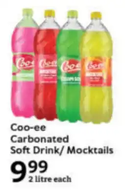 Oxford Freshmarket Coo-ee Carbonated Squash Original Soft Drink/ Mocktails offer
