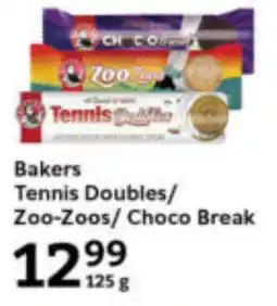 Oxford Freshmarket Bakers Tennis Doubles/ Zoo-Zoos/ Choco Break offer