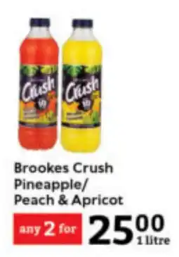 Oxford Freshmarket Brookes Crush Pineapple/ Peach & Apricot offer