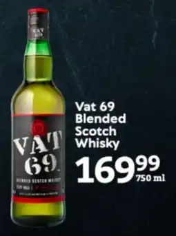 Oxford Freshmarket Vat 69 Blended Scotch Whisky offer