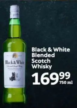 Oxford Freshmarket Black & White Blended Scotch Whisky offer