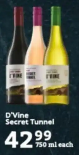 Oxford Freshmarket D'Vine Secret Tunnel offer