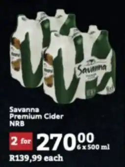 Oxford Freshmarket Savanna Premium Cider NRB offer