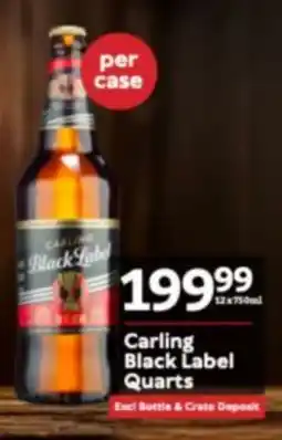 Oxford Freshmarket Carling Black Label Quarts offer