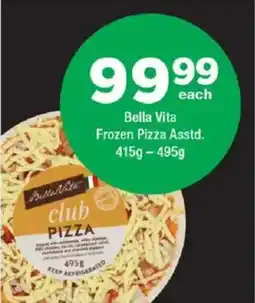 OK urban Bella Vita Frozen Pizza Asstd. offer