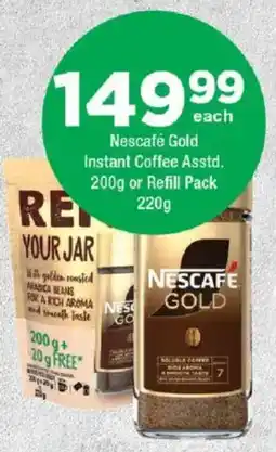 OK urban Nescafe Gold Instant Coffee Asstd. or Refill Pack offer