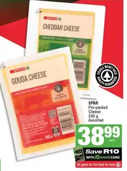 SuperSpar SPAR Pre-packed Cheese Assorted offer