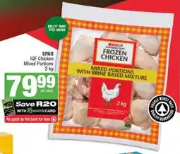 SuperSpar SPAR IQF Chicken Mixed Portions offer