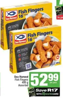 SuperSpar Sea Harvest Fish Fingers Assorted offer