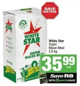SuperSpar White Star Super Maize Meal offer