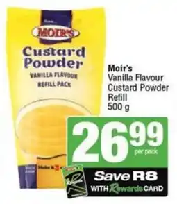 SuperSpar Moir's Vanilla Flavour Custard Powder Refill offer