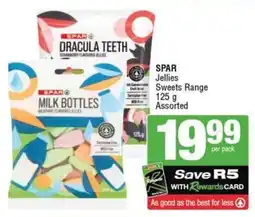 SuperSpar SPAR Jellies Sweets Range Assorted offer