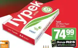 SuperSpar Typek A4 Office Paper offer