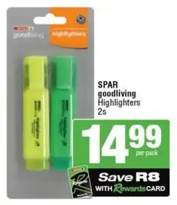 SuperSpar SPAR goodliving Highlighters offer