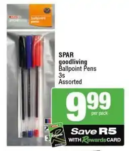 SuperSpar SPAR goodliving Ballpoint Pens Assorted offer