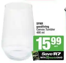 SuperSpar SPAR goodliving Canvas Tumbler offer