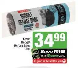 SuperSpar SPAR Budget Refuse Bags offer