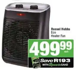 SuperSpar Russel Hobbs Eco Heater Fan offer