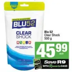 SuperSpar Blu 52 Clear Shock offer