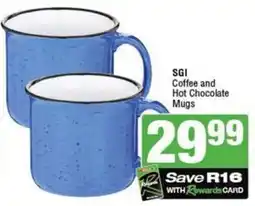 SuperSpar SGI Coffee and Hot Chocolate Mugs offer