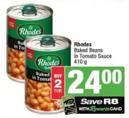 SuperSpar Rhodes Baked Beans in Tomato Sauce offer