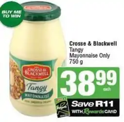SuperSpar Crosse & Blackwell Tangy Mayonnaise Only offer