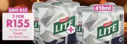 President Hyper Castle Lite Beer Cans offer