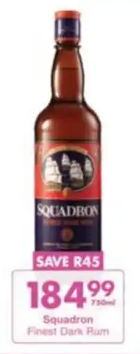 President Hyper Squadron Finest Dark Rum offer