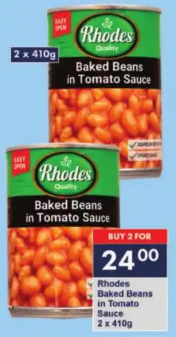 President Hyper Rhodes Baked Beans in Tomato Sauce offer