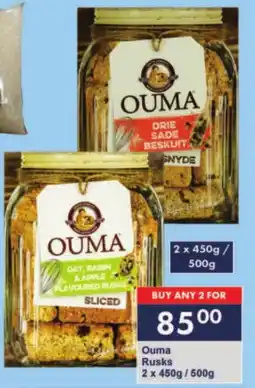 President Hyper Ouma Rusks offer