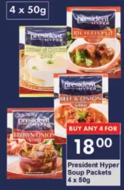 President Hyper President Hyper Soup Packets offer