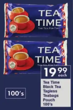 President Hyper Tea Time Black Tea Tagless Teabags Pouch offer