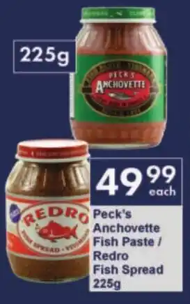 President Hyper Peck's Anchovette Fish Paste/ Redro Fish Spread offer