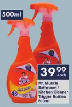 President Hyper Mr. Muscle Bathroom/ Kitchen Cleaner Trigger Bottles offer