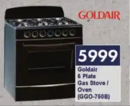 President Hyper Goldair 6 Plate Gas Stove/ Oven offer