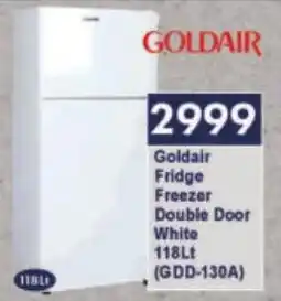President Hyper Goldair Fridge Freezer Double Door White offer
