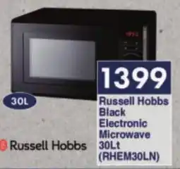 President Hyper Russell Hobbs Black Electronic Microwave offer