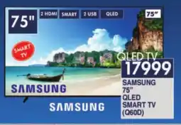 President Hyper SAMSUNG 75" QLED Smart TV offer