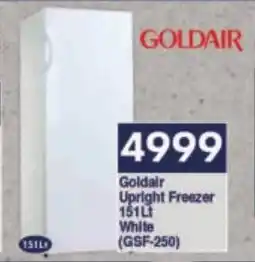 President Hyper Goldair Upright Freezer White offer