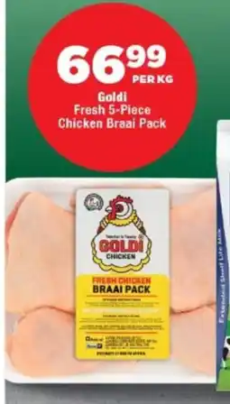 OK Foods Goldi Fresh Chicken Braai Pack offer