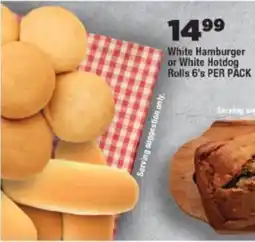 OK Foods White Hamburger or White Hotdog Rolls offer