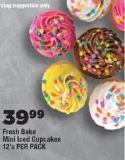 OK Foods Fresh Bake Mini Iced Cupcakes offer