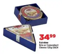OK Foods Fairview Brie or Camembert Cheese offer