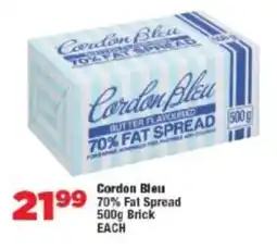OK Foods Cordon Bleu 70% Fat Spread Brick offer