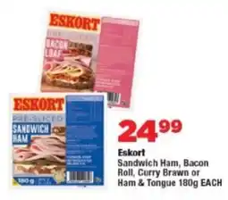 OK Foods Eskort Sandwich Ham, Bacon Roll, Curry Brawn or Ham & Tongue offer