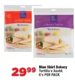 OK Foods Blue Shirt Bakery Tortilla's Asst. offer