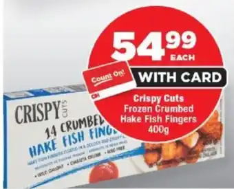 OK Foods Crispy Cuts Frozen Crumbed Hake Fish Fingers offer