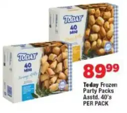 OK Foods Today Frozen Party Packs Asstd. offer