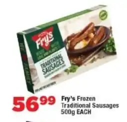 OK Foods Fry's Frozen Traditional Sausages offer